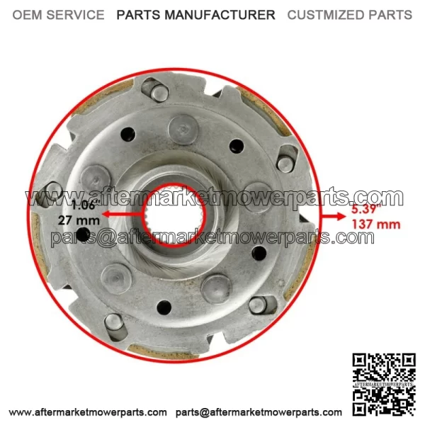Wet Clutch Carrier Shoes w/ Bearing for Kawasaki Teryx 4 800 KTR800 2014 - 2020 For: More than one vehicle - Image 2