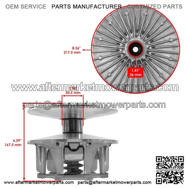 Primary Drive Clutch For Polaris Ranger Crew XP 1000 EPS 19-20 1323785 1323397 - Image 2