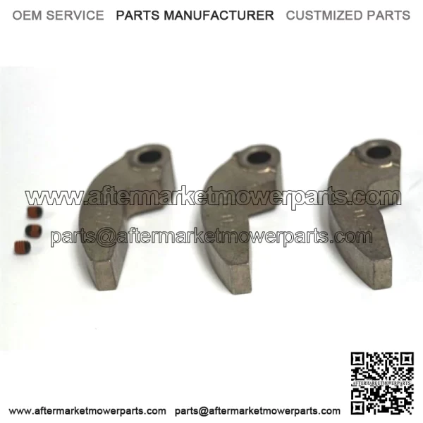 Snowmobile Set of 3 Clutch Cam Weight Arm w/ Set Screw 65g 0746-670 - Image 2
