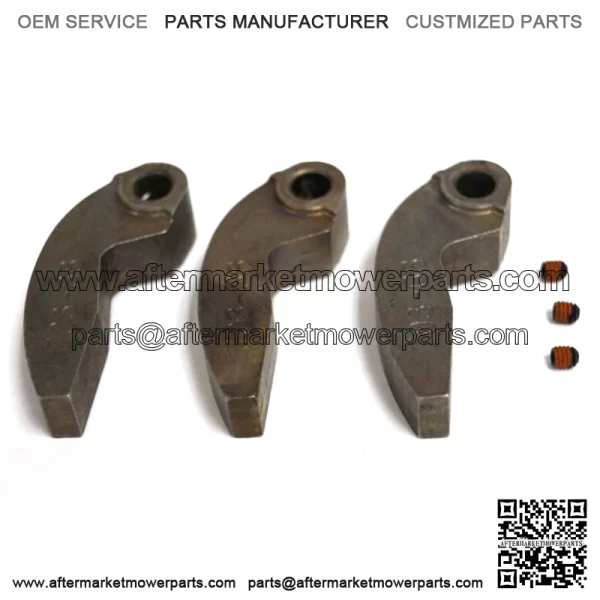 Snowmobile Set of 3 Clutch Weight Cam Arm w/ Set Screw 68g 0746-703 - Image 2