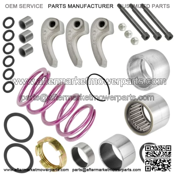 Complete Primary Drive Clutch Rebuild Kit For Polaris RZR 4 XP 900 2012 2013 (For: Polaris)