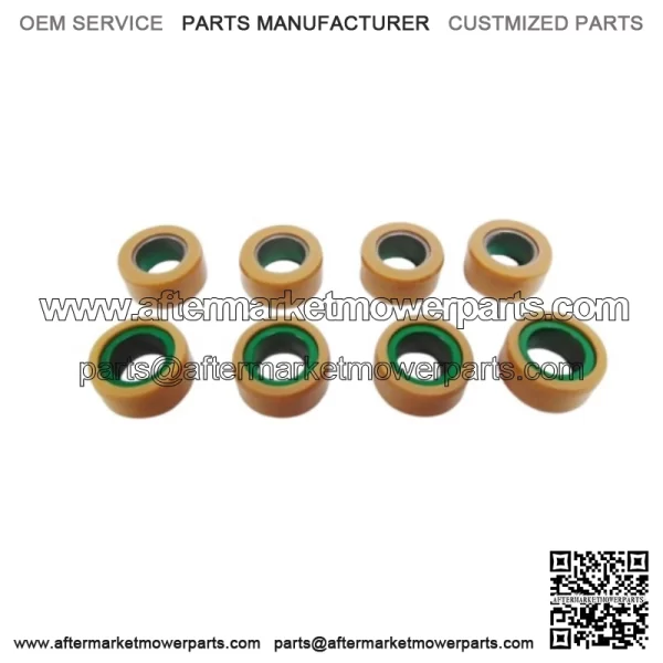OEM Arctic Cat ATV 15G Green Clutch Rollers 1 Set of 8) 3306-843 - Image 2