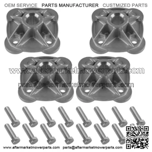 4x Rear L/R Wheel Hub w/ Hardware for Polaris Sportsman 570 2008 NEW