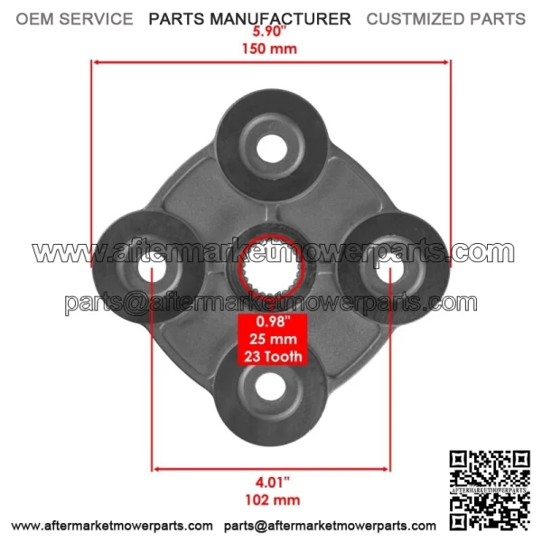 4x Rear L/R Wheel Hub w/ Hardware for Polaris Sportsman 570 2008 NEW - Image 2