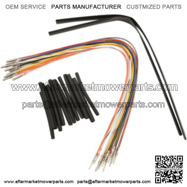 Namz Ready-To-Install Handlebar Wire +12 Extension Kit Harley 96-06 Dyna Softail (For: Harley-Davidson)