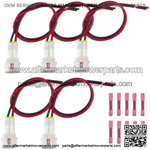 5pcs Accessory Power Lead Kit Compatible with Yamaha Wolverine RMAX and 850 X2 X4 RMAX2 RMAX4 Replace B4J-H25B0-V0-00