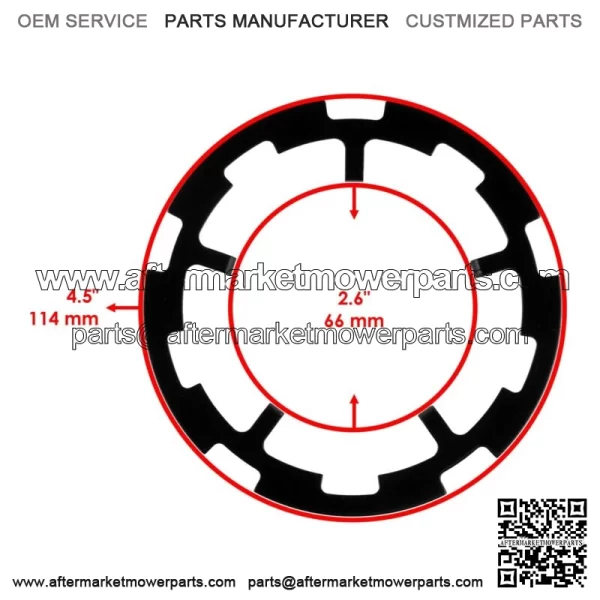 Front Differential 5 Prong Armature Plate for Sportsman 800 EFI HO 2008-2009 For: Polaris Sportsman 570 - Image 2