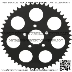 Black 51 Tooth Flat Rear Wheel Sprocket Harley Big Twin 2000+ (For: Harley-Davidson)