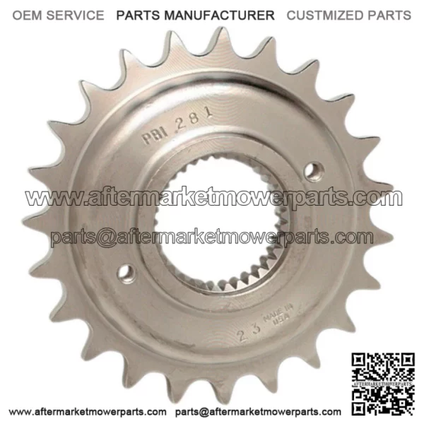 PBI 23 Tooth 1.06" Offset Transmission Sprocket Harley Chain Conversion Big Twin (For: Harley-Davidson)