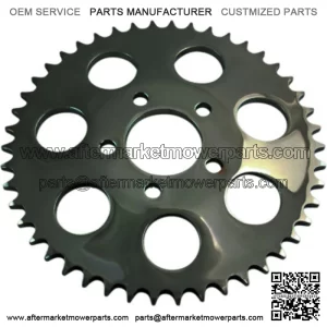 Black 48 Tooth Dished Rear Wheel Sprocket Harley Big Twin 00-17 (For: Harley-Davidson)