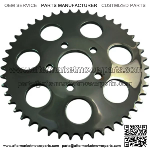 Black 48 Tooth Dished Rear Wheel Sprocket Harley Big Twin 00-17 (For: Harley-Davidson)
