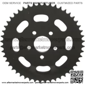 Black 48 Tooth .23" Offset Rear Wheel Sprocket Harley Big Twin (For: Harley-Davidson)