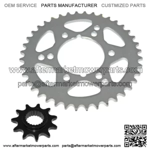 Front & Rear Sprockets Kit for Polaris Trail Boss 330 2003-2010 (For: Polaris)