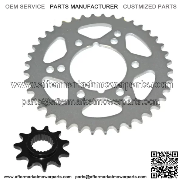 Front & Rear Sprockets Kit for Polaris Trail Boss 330 2003-2010 (For: Polaris)