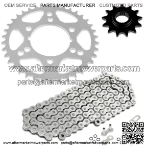 O-Ring Drive Chain & Sprockets Kit for Polaris Trail Boss 250 2x4 1988 1989-1993 (For: Polaris)