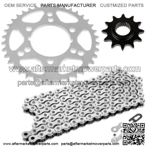 Non O-Ring Drive Chain & Sprockets Kit for Polaris Magnum 425 2x4 4x4 1995-1998 (For: Polaris)