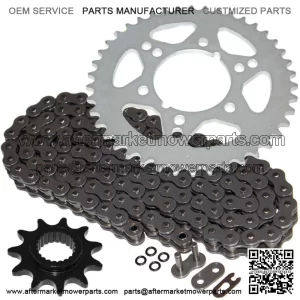 O-Ring Drive Chain & Sprockets Kit for Polaris Trail Boss 250 2X4 1986 1987 (For: Polaris)