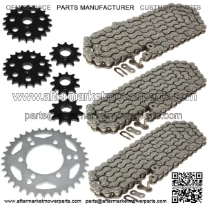Drive Chain & Sprockets Kit for Polaris Magnum 425 4X4 1995 1996 1997 1998 (For: Polaris)