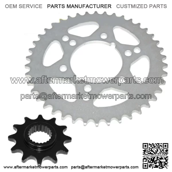 Front & Rear Sprockets Kit for Polaris XPress 400L 1996 (For: Polaris)