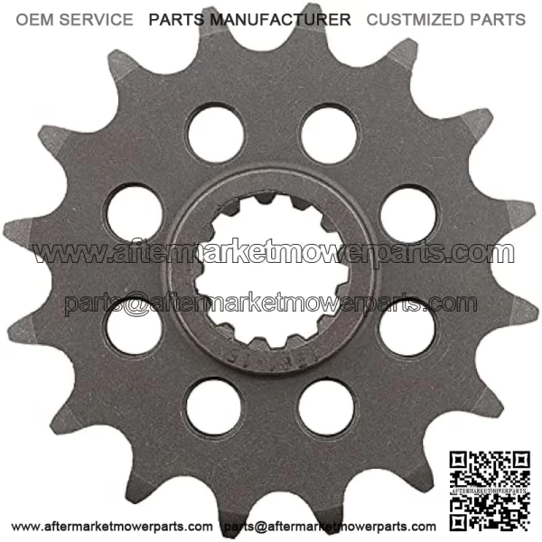 CST-1581-16-2 Front Sprocket Compatible With/Replacement For Yamaha 6 FZ 2004-2008, FZ 6 S 2009, 1000 FZR 1987-1995, FZX 750 Fazer 1986 1987, GTS 1000 ABS 1993-1996, YZF 750 R 1994-1998