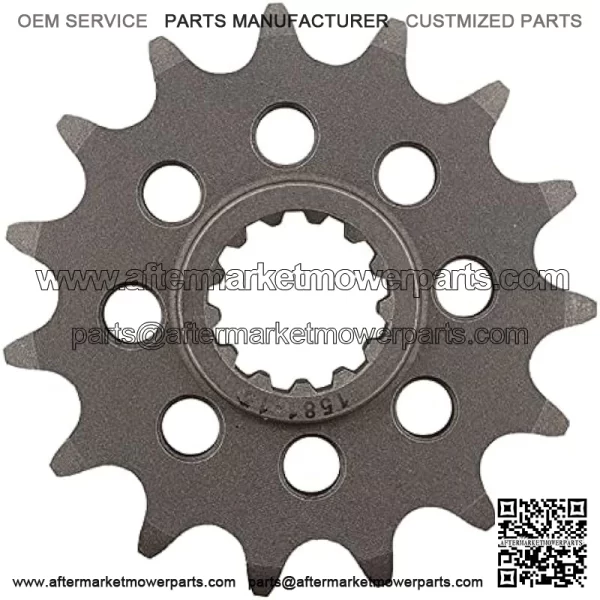CST-1581-15-2 Front Sprocket Compatible With/Replacement For Yamaha 6 FZ 2004-2008, FZ 6 S 2009, 1000 FZR 1987-1995, FZX 750 Fazer 1986 1987, GTS 1000 ABS 1993-1996, YZF 750 R 1994-98