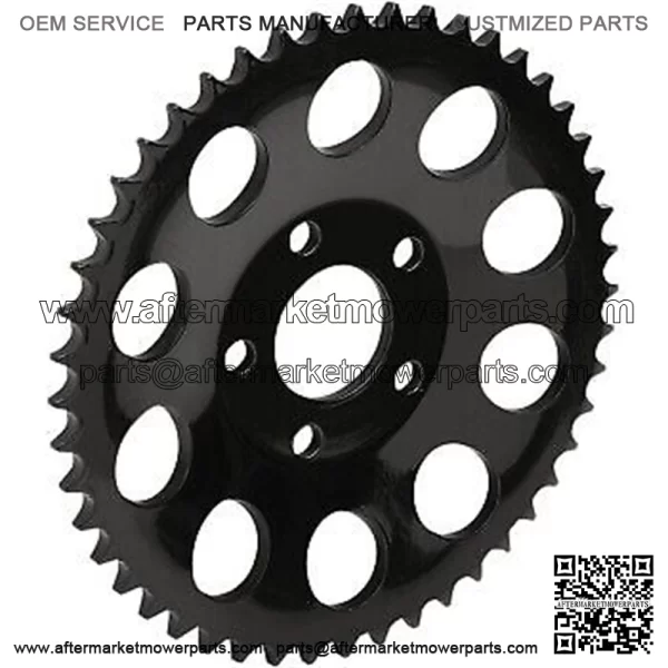 1210-1837 Black Rear Wheel Sprocket 48-Tooth