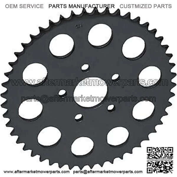 1210-1835 Black Rear Wheel Sprocket 51 Tooth