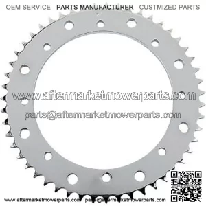 1210-2668 Chrome 51-Tooth Rear Sprocket