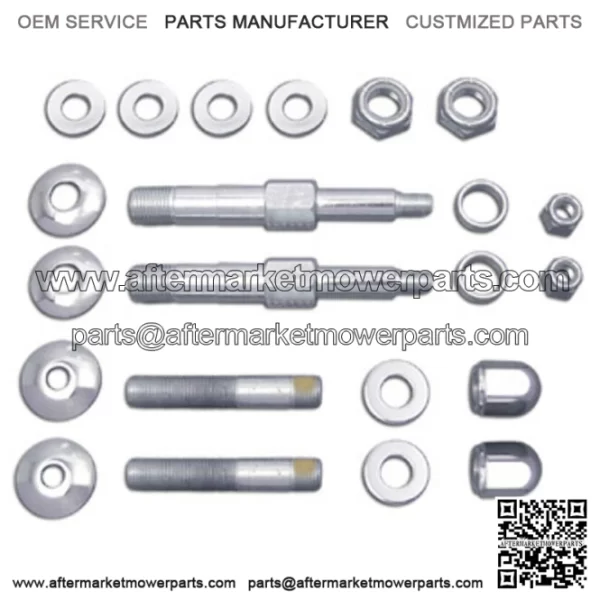 AEE Shock Stud Kit Set Chrome Upper Lower Harley Touring Softail 73-84 (For: Harley-Davidson)