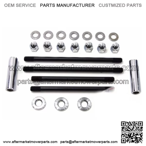 Colony Acorn Front Motor Mount Bolt Kit Stock Chrome Ironhead Harley Sportster (For: Harley-Davidson)