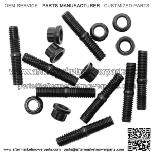 Heavy Duty Rocker Arm Shaft Head Stud Nut Bolt Kit Black M8 Harley 2017-2020 (For: Harley-Davidson)