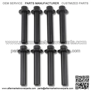 Black 12-Point Flange Head Bolt Kit Harley Softail Touring 17+ M-Eight M8 (For: Harley-Davidson)