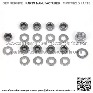 Colony Chrome Transmission Kicker Side Cover Nut Kit 1936-84 Harley Big Twins (For: Harley-Davidson)