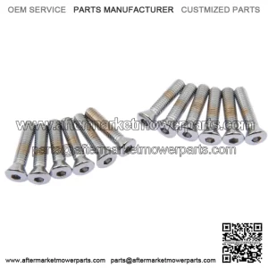 Drag Cam Cover Bolt Set Kit Chrome Smooth Socket Harley FL 36-69 Knuckle Panhead (For: Harley-Davidson)