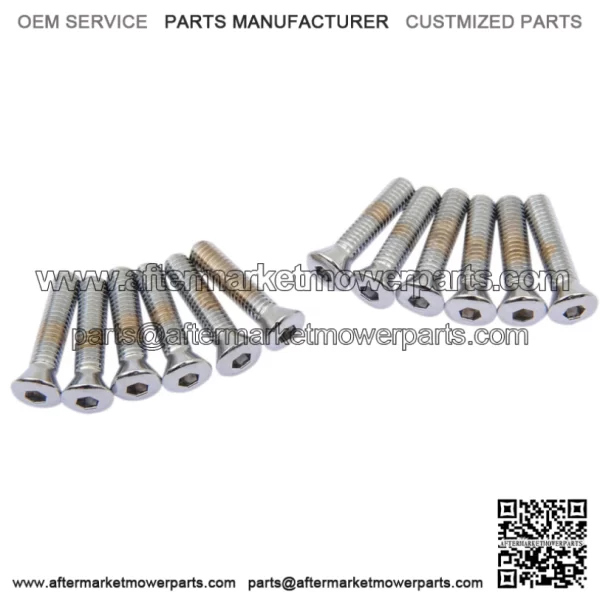 Drag Cam Cover Bolt Set Kit Chrome Smooth Socket Harley FL 36-69 Knuckle Panhead (For: Harley-Davidson)