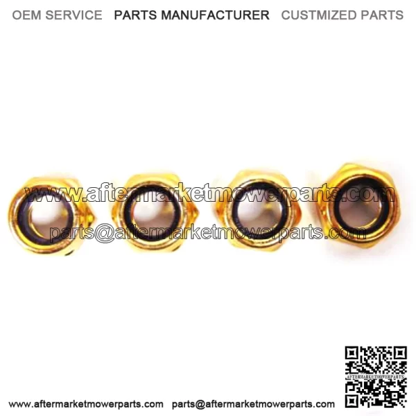 OEM Snowmobile Thin Nylon Lock Nuts 1 Set of 4) 8041-486 - Image 2