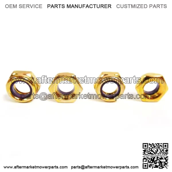 OEM Snowmobile Thin Nylon Lock Nuts 1 Set of 4) 8041-486 - Image 4