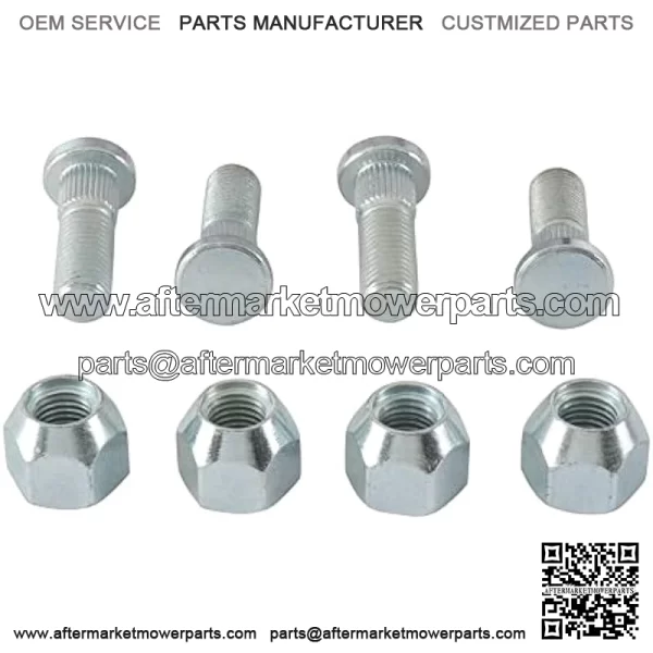 85-1065 Wheel Stud and Nut Kit Compatible with/Replacement For Suzuki LT-A 400 Eiger 2WD 2002-2007, LT-A 450 X King Quad 4WD 2007-2010, LT-A 500 F Quad Master 4WD 2000-2001