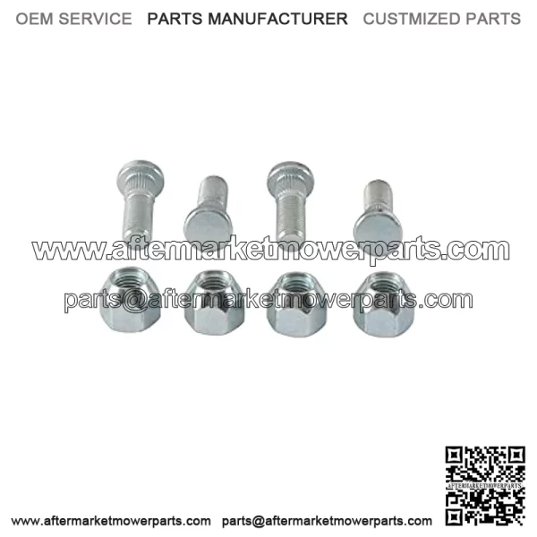85-1065 Wheel Stud and Nut Kit Compatible with/Replacement For Suzuki LT-A 400 Eiger 2WD 2002-2007, LT-A 450 X King Quad 4WD 2007-2010, LT-A 500 F Quad Master 4WD 2000-2001 - Image 3