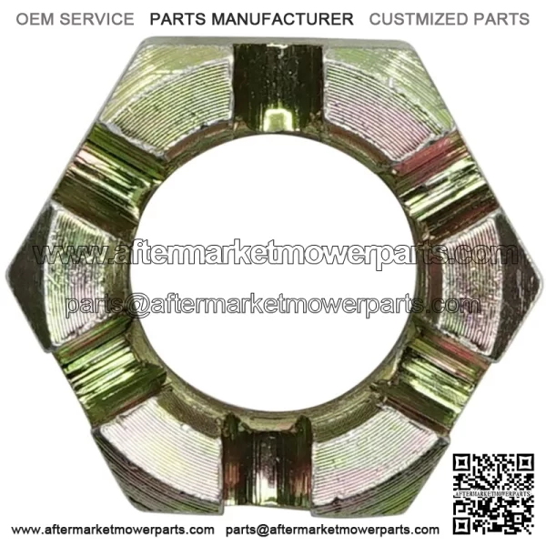 Front or Rear Axle Castle Nut for Polaris 7547406 M18x1.5x13 For: Polaris Sportsman 570 - Image 3
