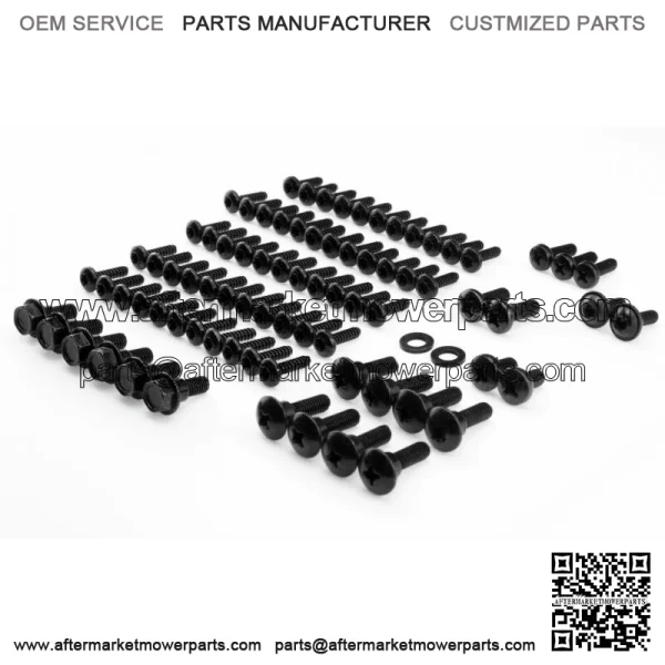 Peugeot Vivacity 3 Screw Trim Screws Set Black Complete Set