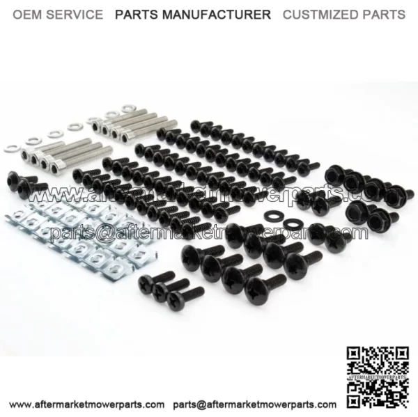 Peugeot Vivacity 3 Screws Set Clamps Variomatic Stainless Steel A2 Stainless Clip