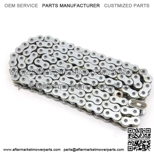 Silver 530 Series 120 Link O-ring Chain Custom Motorcycle Harley Sportster Dyna (For: Harley-Davidson)
