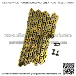 Gold 525x150 O-Ring Drive Chain Motorcycle 525 Pitch 150 Links 8200# Tensile