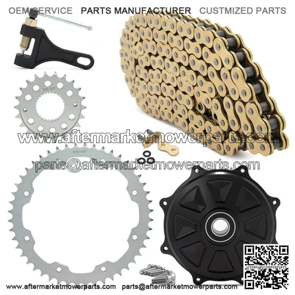 Motorcycle Chain Drive Conversion Kit For Harley Touring Twin Cam and M8 2009-Up - Image 4