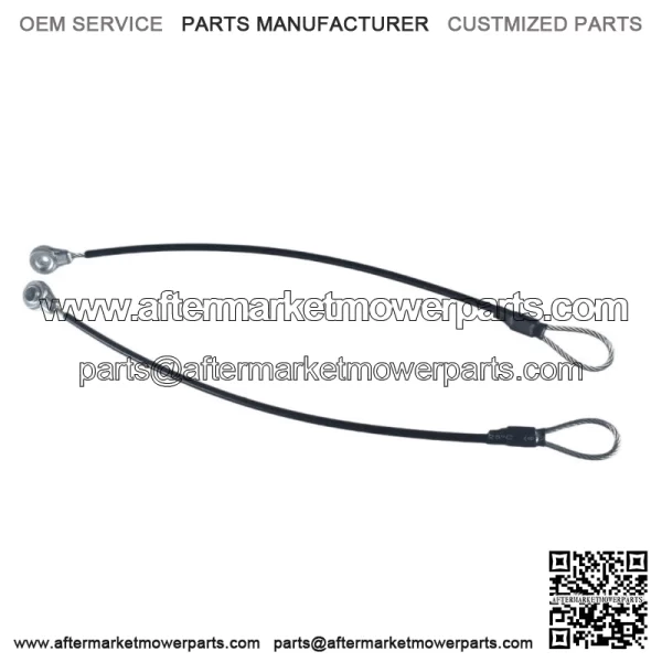 2* Tailgate Cables Fits John Deere Gators 6x4 HPX615E HPX815E XUV865R #M159508