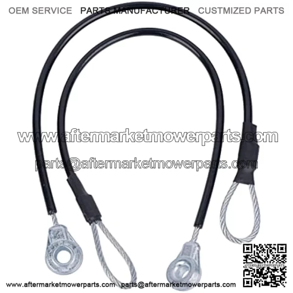 Tailgate Cables Compatible with John Deere Gators M TE TH TX XUV TH 6x4 HPX615E HPX815E XUV865R XUV825E XUV865R Replace M159508 (Pack of 2)