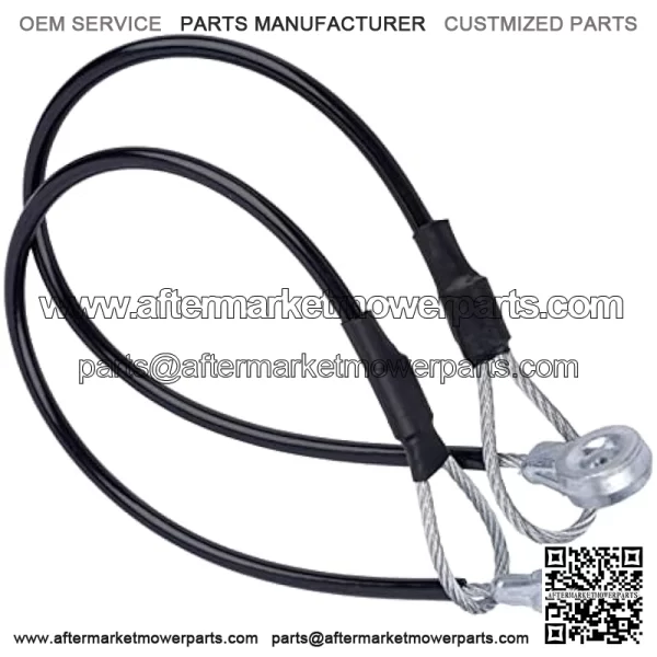 Tailgate Cables Compatible with John Deere Gators M TE TH TX XUV TH 6x4 HPX615E HPX815E XUV865R XUV825E XUV865R Replace M159508 (Pack of 2) - Image 2