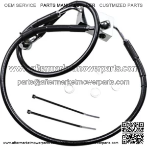 4 Extended Length Black Vinyl Upper Lower Brake Line Harley Sportster 14 ABS (For: Harley-Davidson)