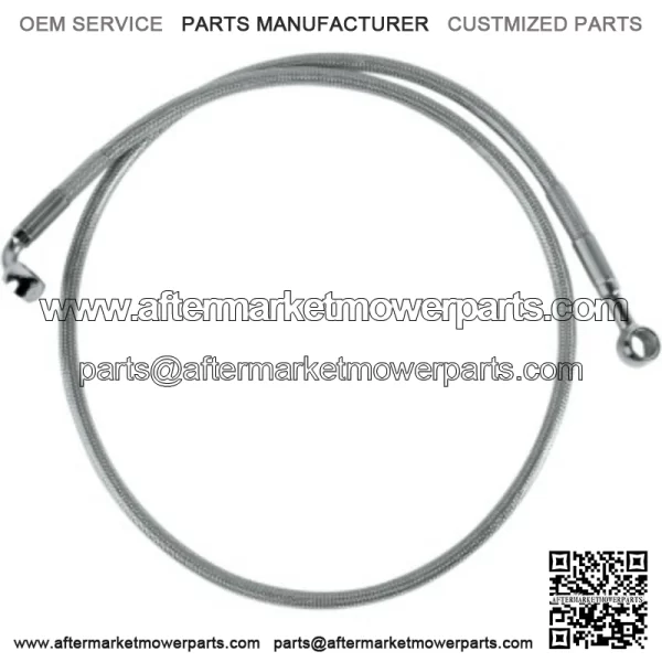 38 1/4" Standard Stainless Brake Upper Line Harley Sportster XL 88-03 883 1200 (For: Harley-Davidson)